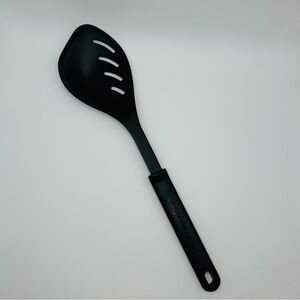 Vintage Calphalon Black Nylon Slotted Cooking Spoon 400 Degree Heat Resistant